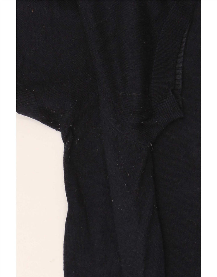 Zara Camiseta masculina grande azul marinho