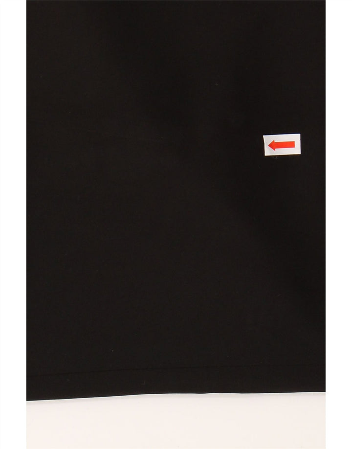 CALVIN KLEIN Calça feminina de terno reto W28 L30 poliéster preto