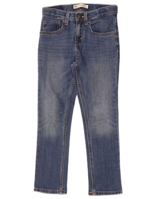 Jeans Levi's 510 Skinny para meninas 5-6 anos W22 L21 Azul