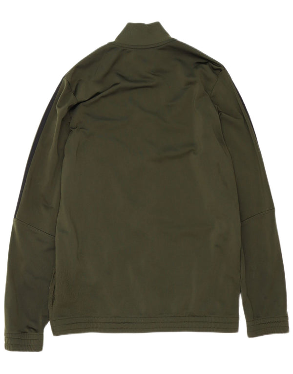 Casaco de treino Adidas menino 15-16 anos verde poliéster