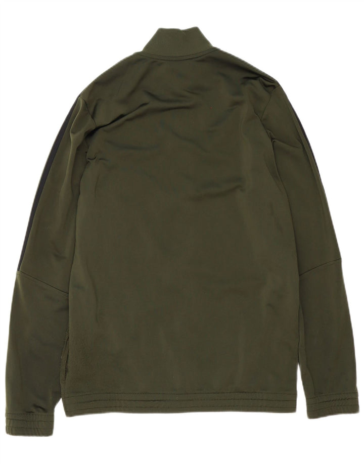Casaco de treino Adidas menino 15-16 anos verde poliéster