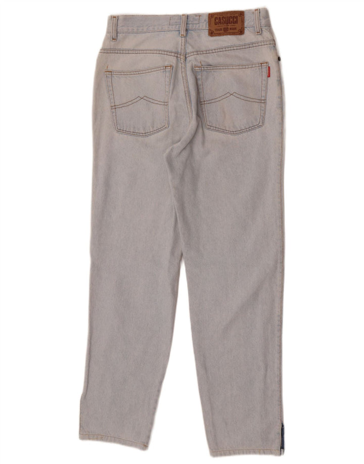 Calça jeans reta feminina Cassuci W28 L28 azul