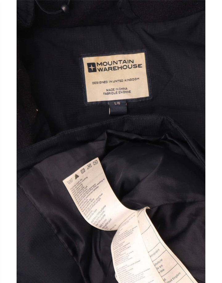 Jaqueta masculina acolchoada com capuz Mountain Warehouse UK 40 grande azul marinho
