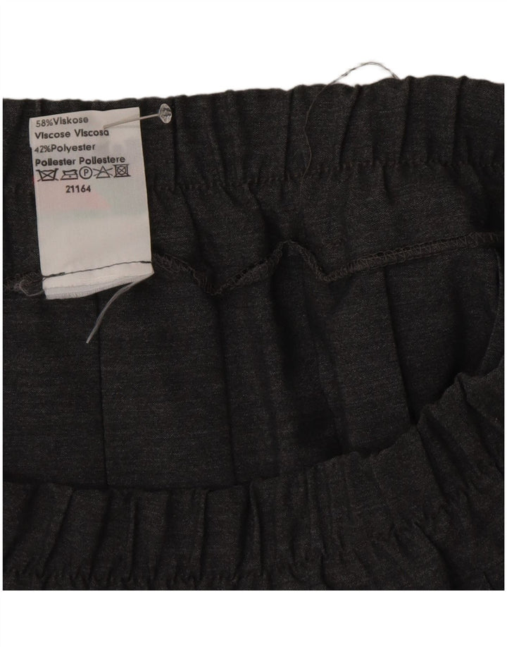 Saia plissada feminina Ecco EU 42 grande W32 cinza viscose