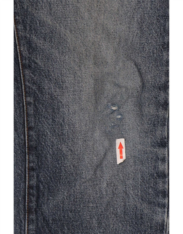 Calça Jeans Slim Masculina Lacoste W30 L32 Azul Algodão