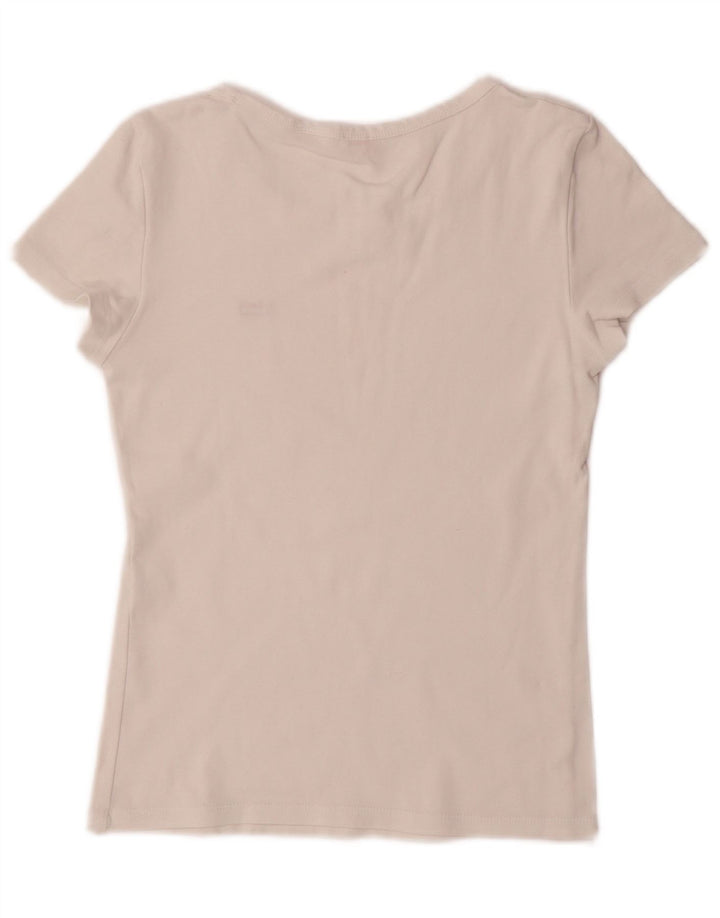 Camiseta feminina LEVI'S UK 10 pequena off white