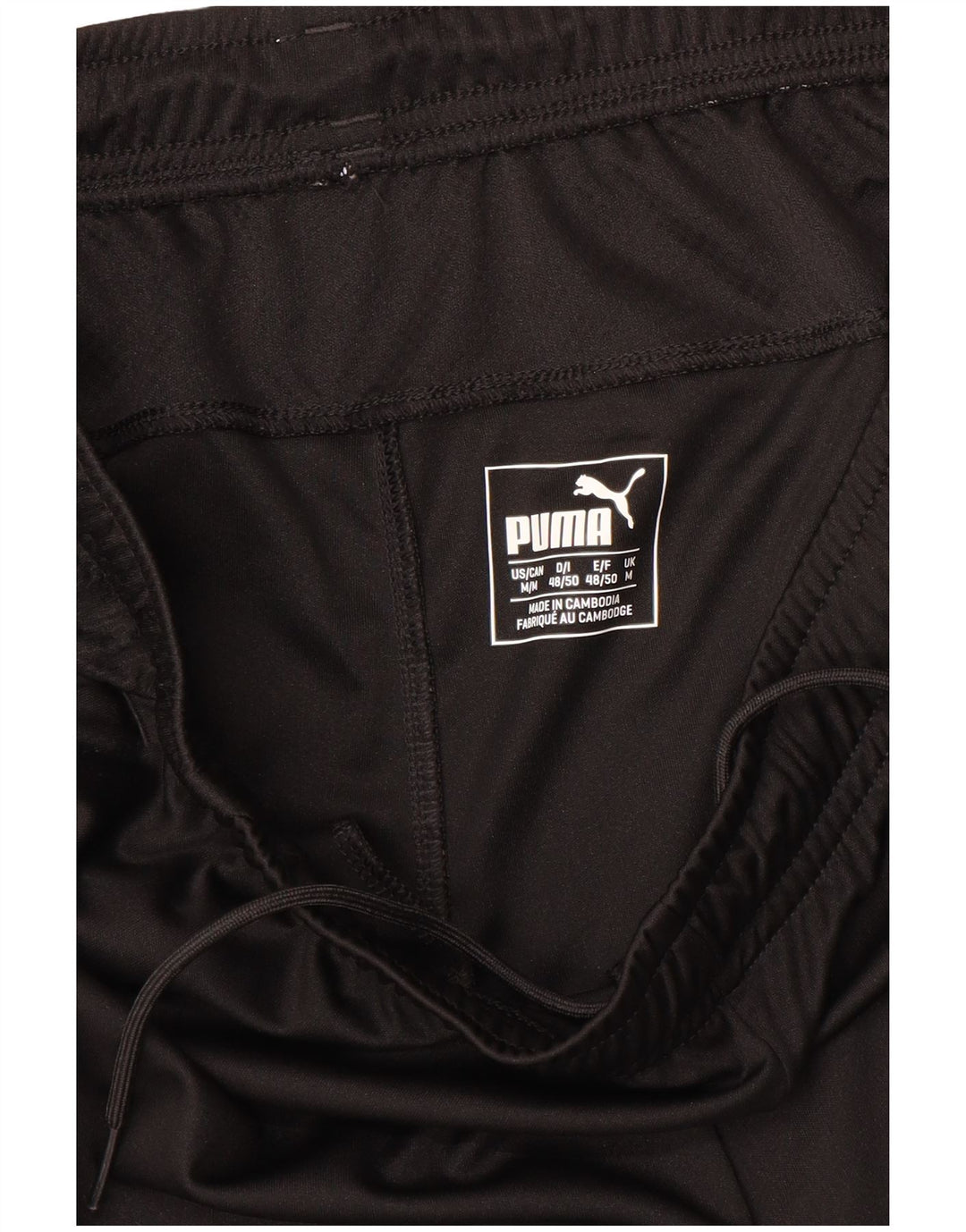 Shorts esportivos masculinos Puma médio preto