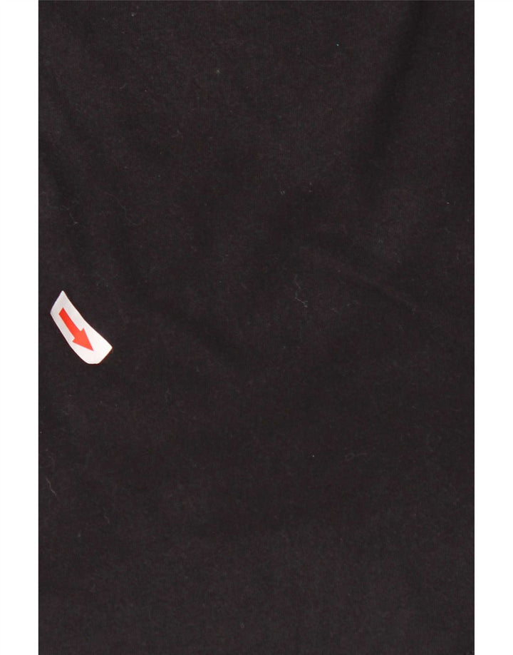 Camiseta masculina Hurley manga curta regular grande algodão preto
