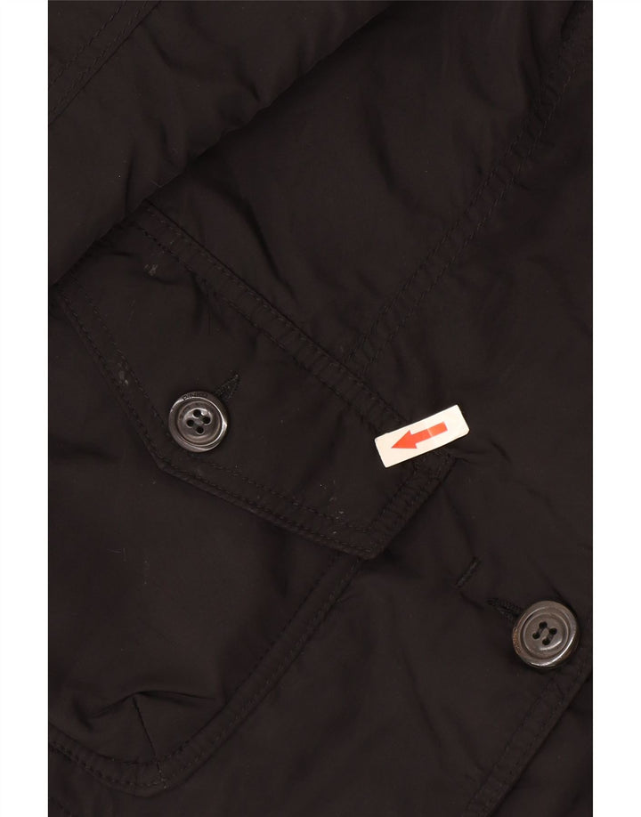 Jaqueta Blazer Feminina Pinko com 2 Botões Reino Unido 8 Pequena Poliamida Preta