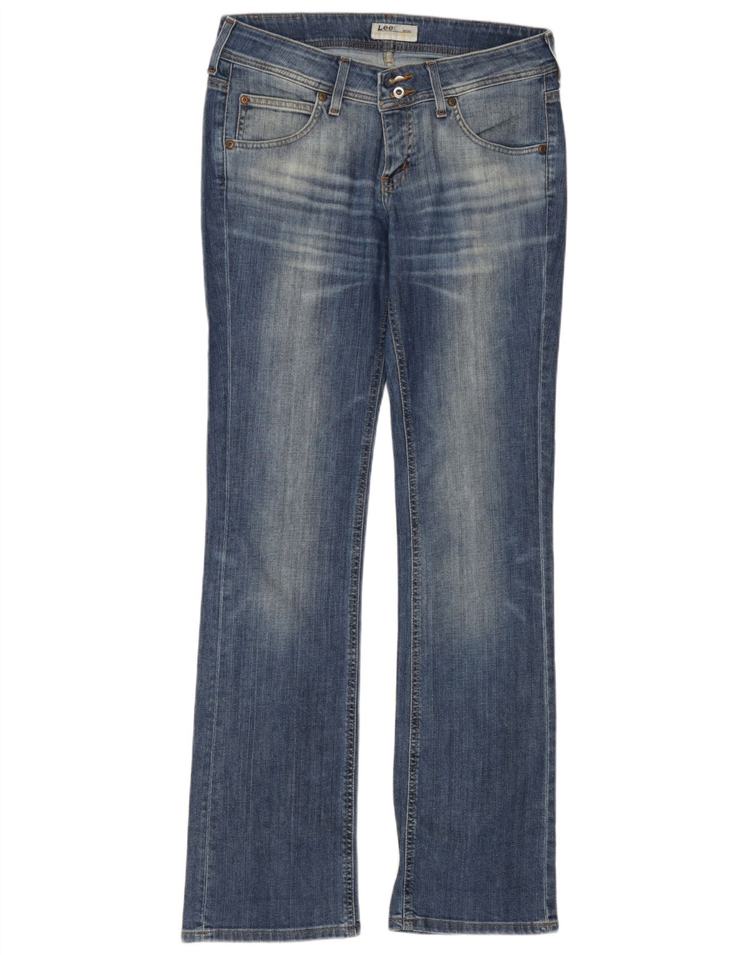 Lee Womens Cade cintura baixa bootcut jeans W31 L33 algodão azul