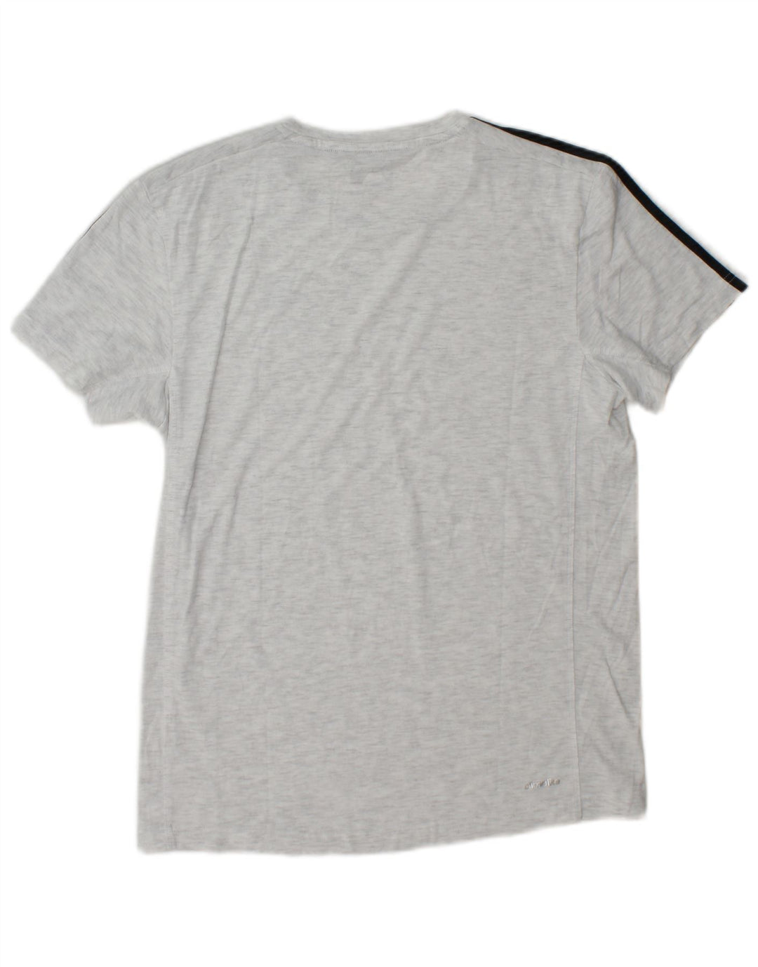 Camiseta masculina Adidas Climalite Top cinza médio manchado