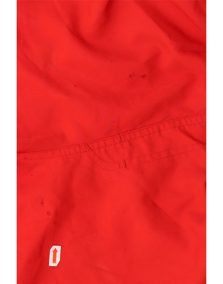 Shorts de natação masculino Adidas médio vermelho poliéster