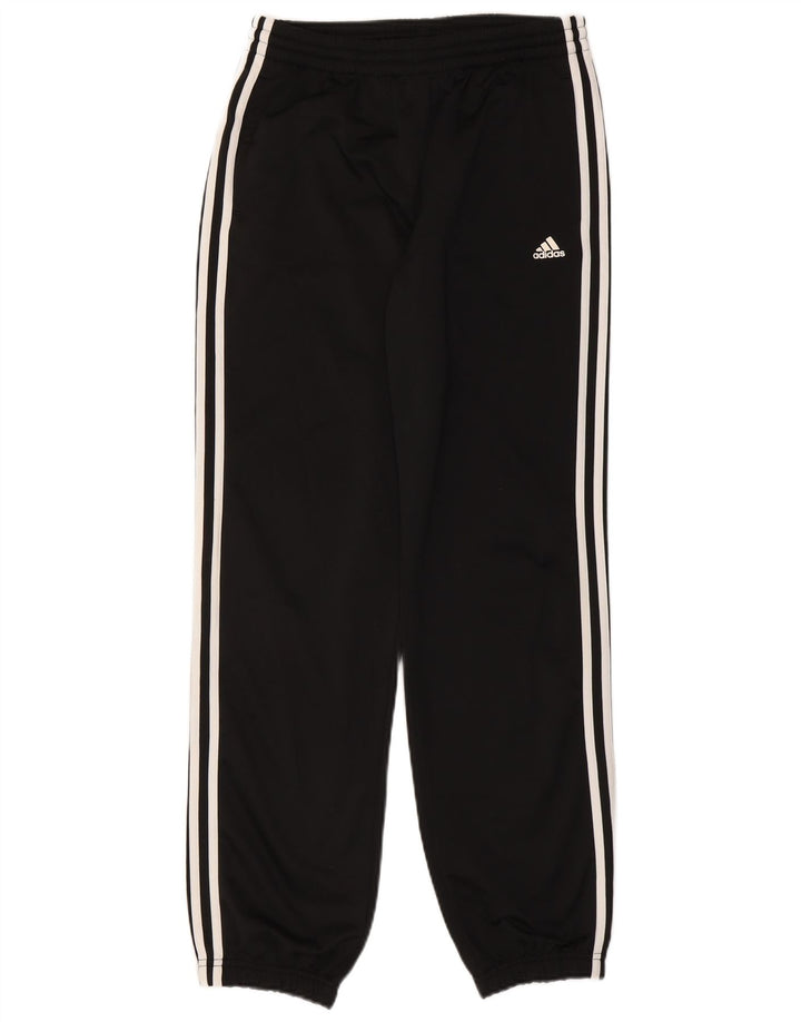 Adidas meninos calças de treino joggers 15-16 anos preto poliéster