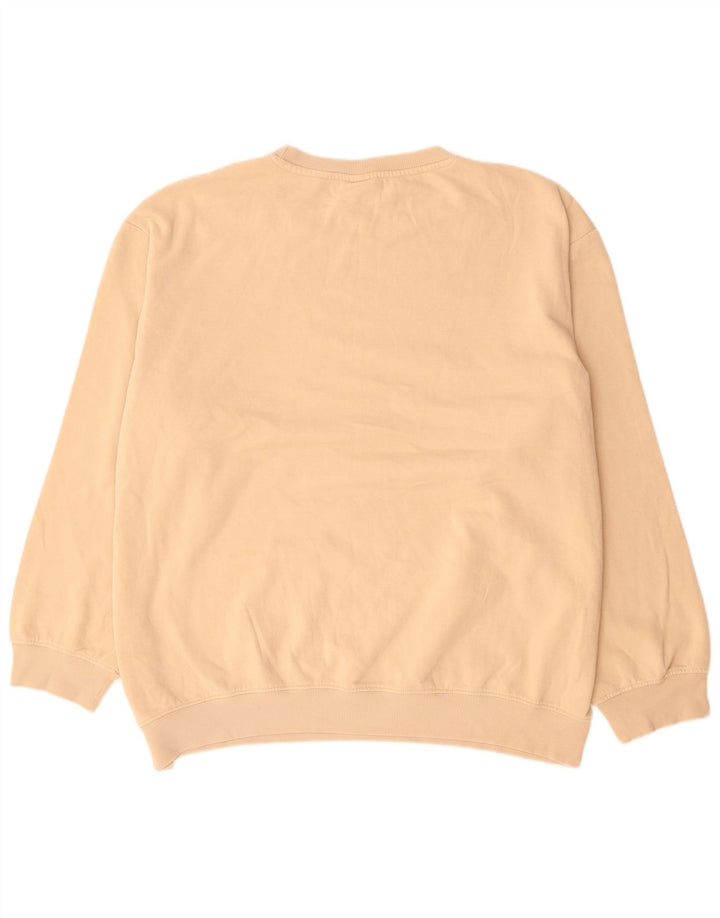 Moletom masculino H&M com ajuste relaxado XL algodão bege