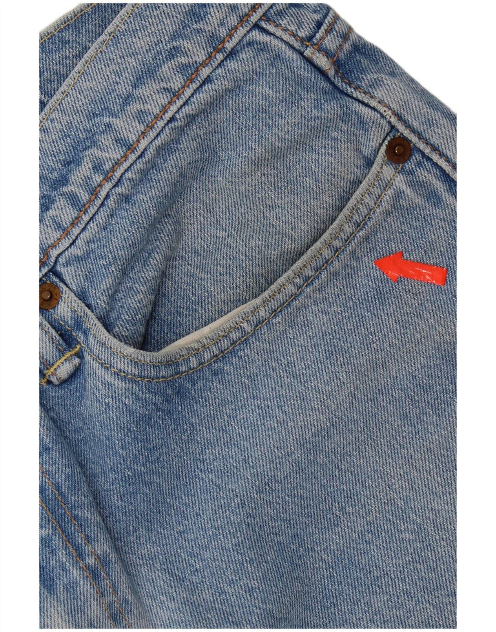 Calça jeans feminina Levi's 512 Slim Tapered W32 L28 azul algodão