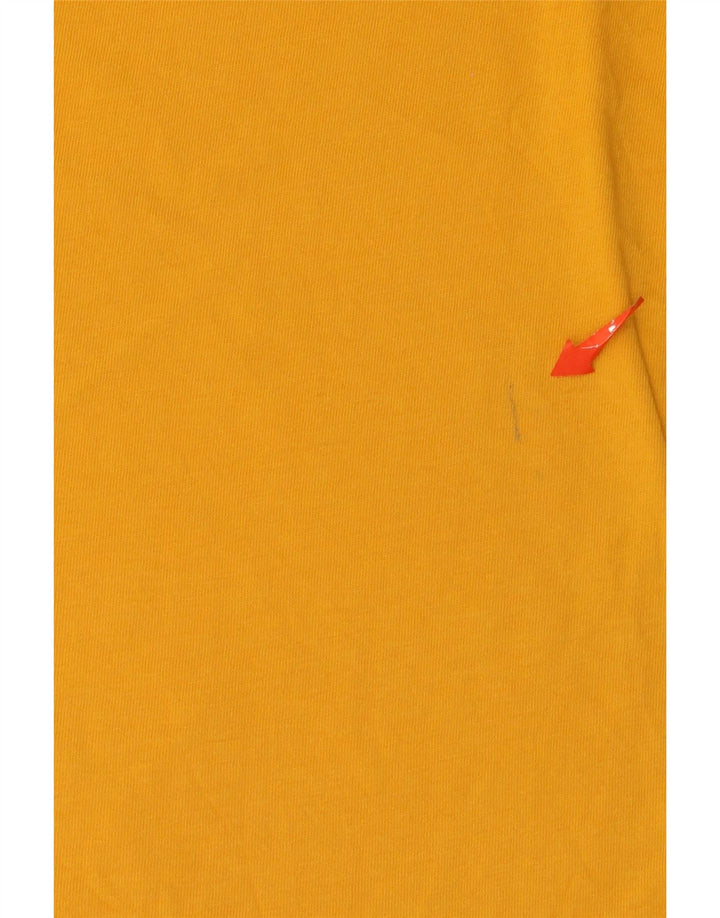 The North Face Camiseta Masculina Top Pequeno Algodão Amarelo