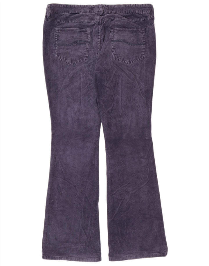 Calça feminina de veludo bootcut FAT FACE Reino Unido 14 grande W34 L31 azul marinho