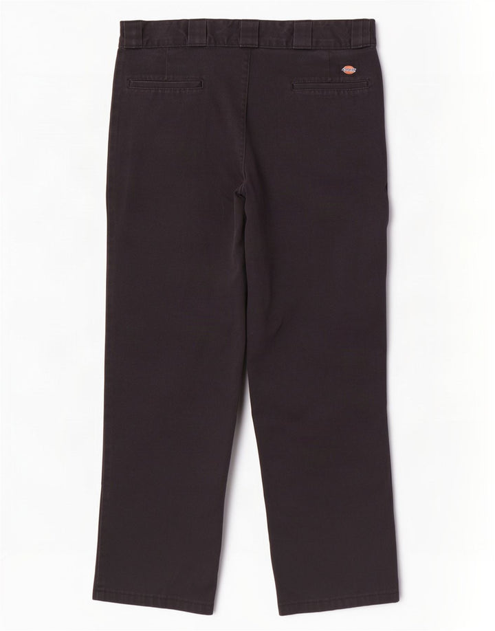 Calças Chino retas masculinas Dickies W34 L29 pretas