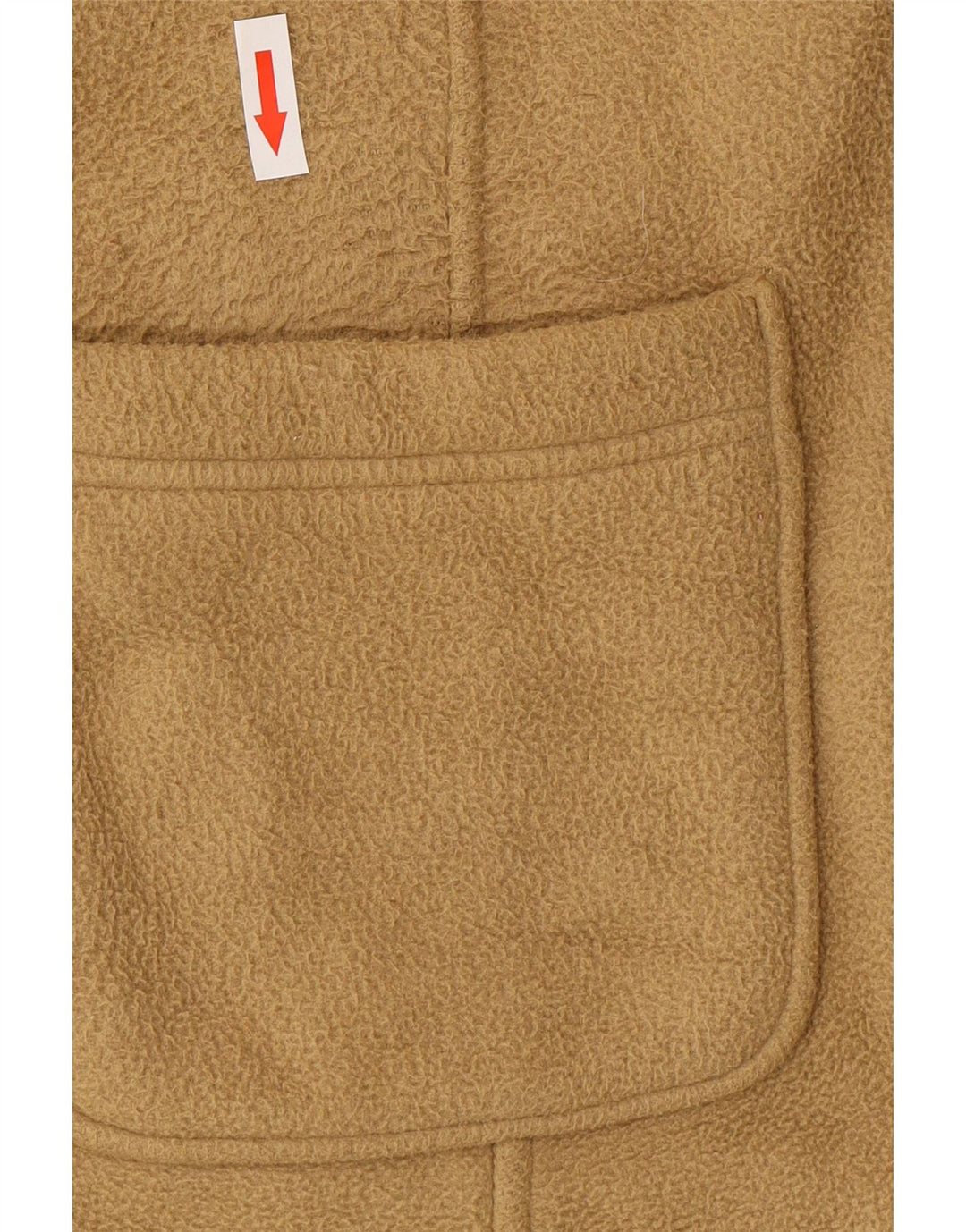 Jaqueta de lã feminina Marks & Spencer Reino Unido 20 2XL poliéster marrom
