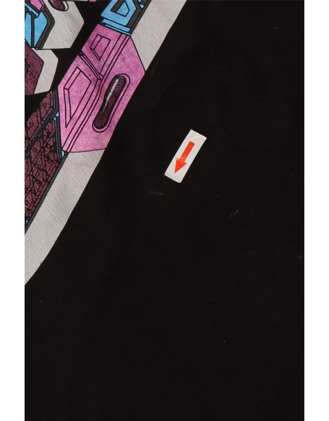 Camiseta masculina NIKE Regular Fit Graphic Top Pequeno Preto