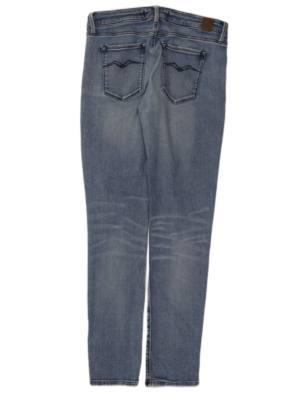 Replay Calça jeans feminina New Luz Skinny W32 L30 Azul