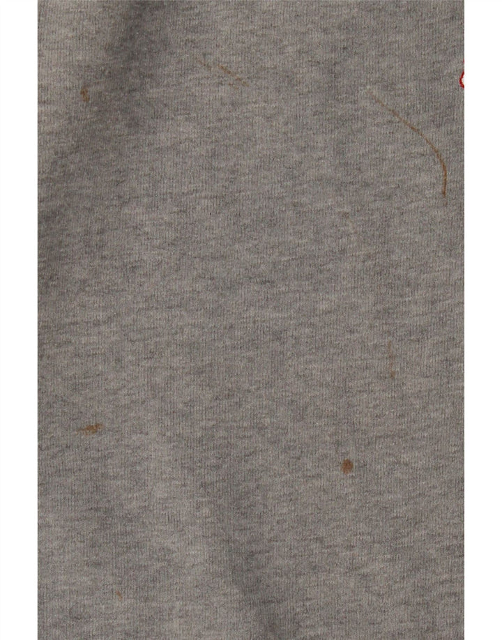 Calça de treino masculina Lotto algodão manchado cinza médio