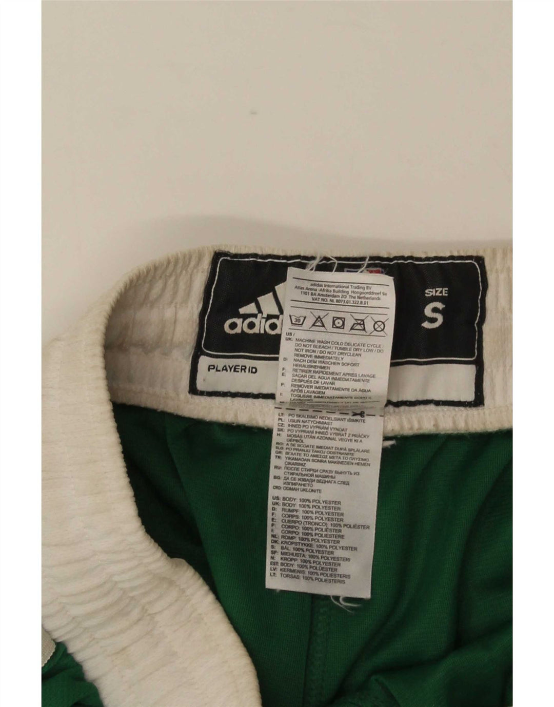 Adidas Mens Boston Celtics Sport Shorts Pequeno Verde Colorblock Poliéster