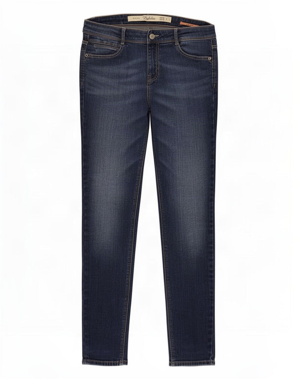 Zara Mulher Trafaluc Skinny Jeans EU 40 Médio W30 L31 Azul Marinho