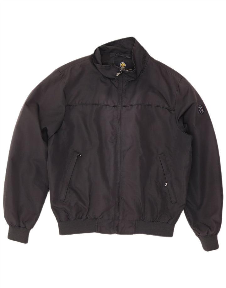 Jaqueta bomber masculina Navigare UK 40 grande poliéster azul marinho