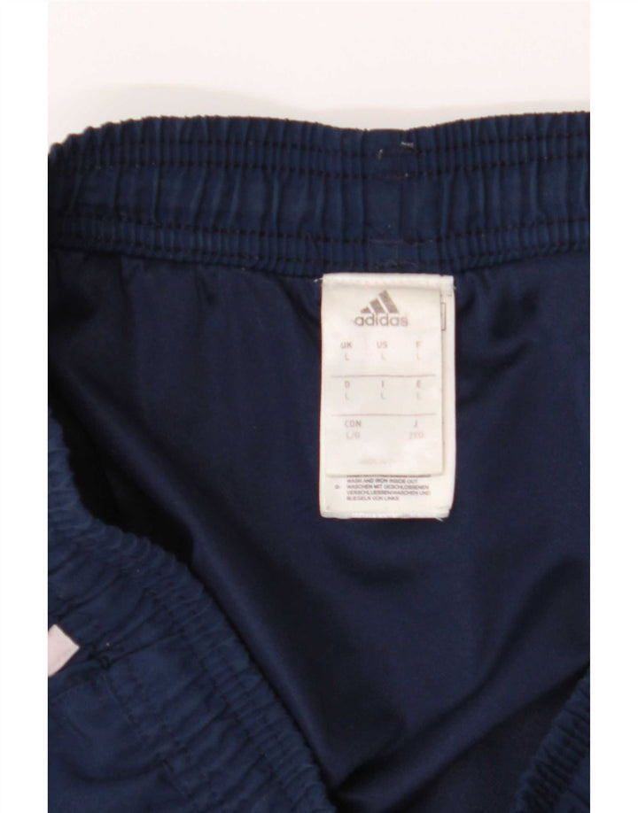 Adidas Mens Munster Rugby Sport Shorts Grande Poliéster Azul Marinho