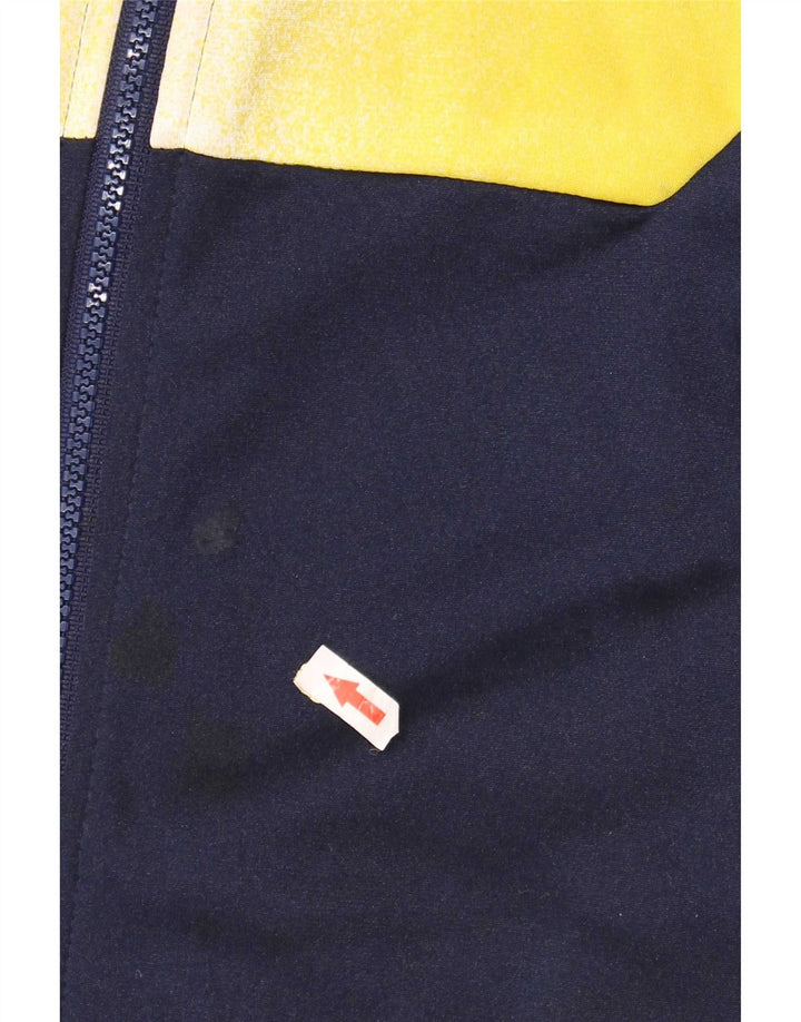 Sergio Tacchini Mens Treino Top Jacket IT 52 Grande Azul Marinho Retro