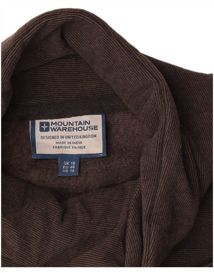Suéter feminino Mountain Warehouse com gola redonda e gola redonda UK 18 XL cinza