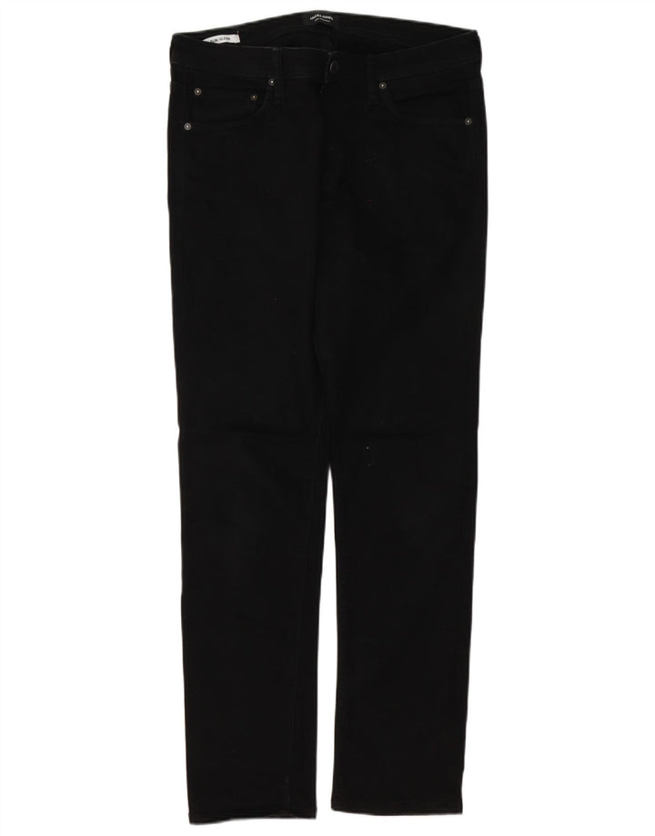 Jack & Jones Masculino GLENN Slim Jeans W32 L32 Algodão Preto