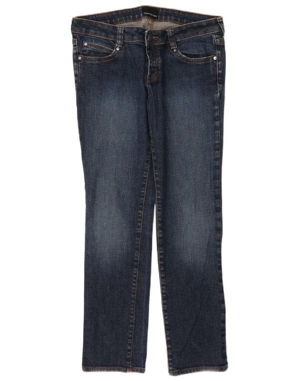 Calvin Klein Calça Jeans Feminina Slim W34 L30 Azul
