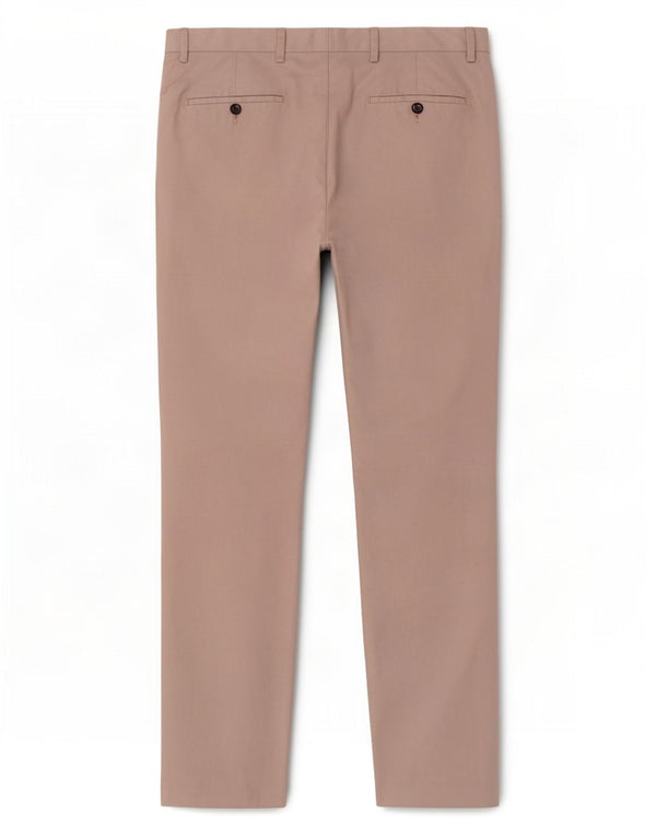 Calça Chino Masculina Marks & Spencer Regular Fit W34 L32 Cinza Poliéster