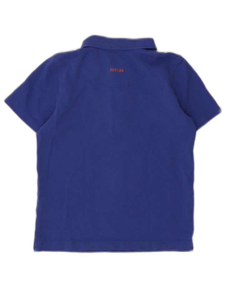 JOULES Camisa polo masculina 7-8 anos algodão azul