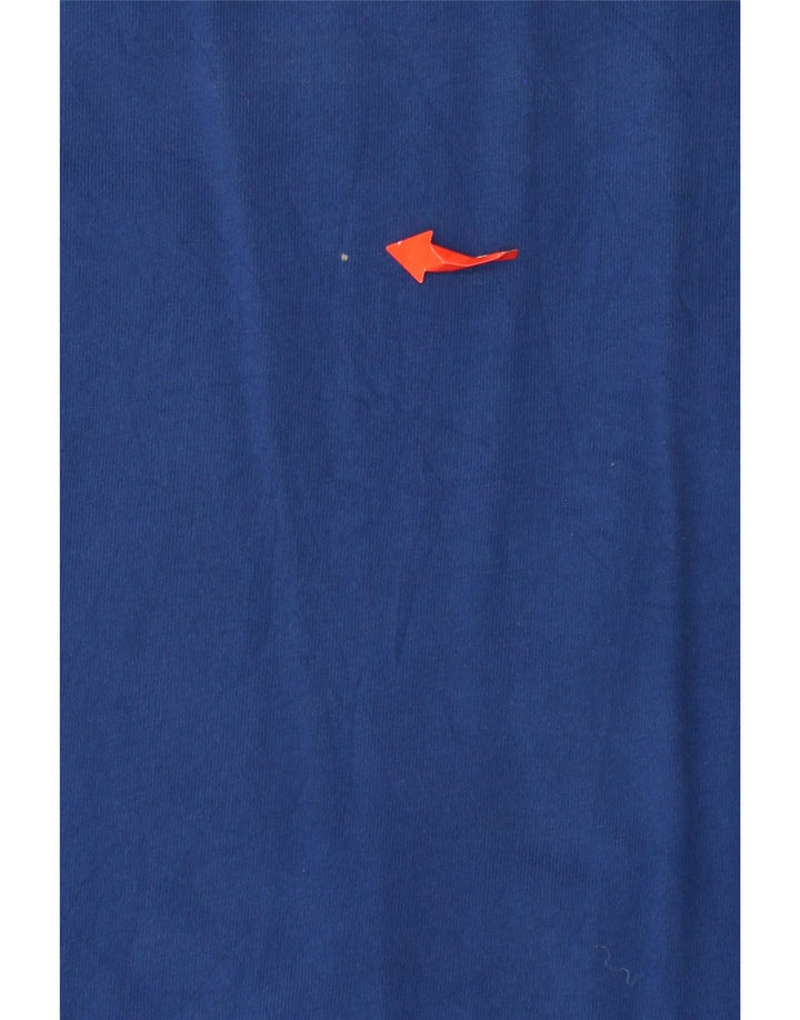 Camiseta masculina de ajuste tradicional L.L.BEAN Top 2XL de algodão azul