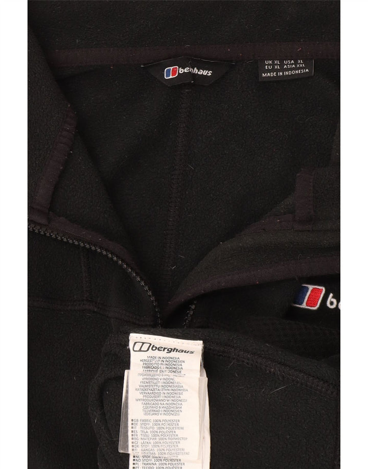 Jaqueta de lã masculina Berghaus UK 42 XL poliéster cinza