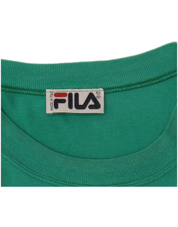 Camiseta masculina Fila Graphic Top XL verde