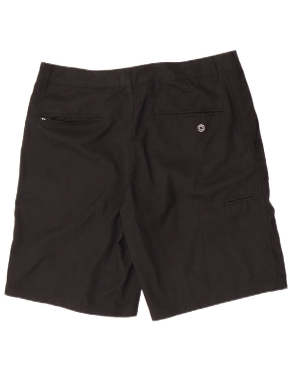 Oakley Mens Chino Shorts W36 Grande Poliéster Preto