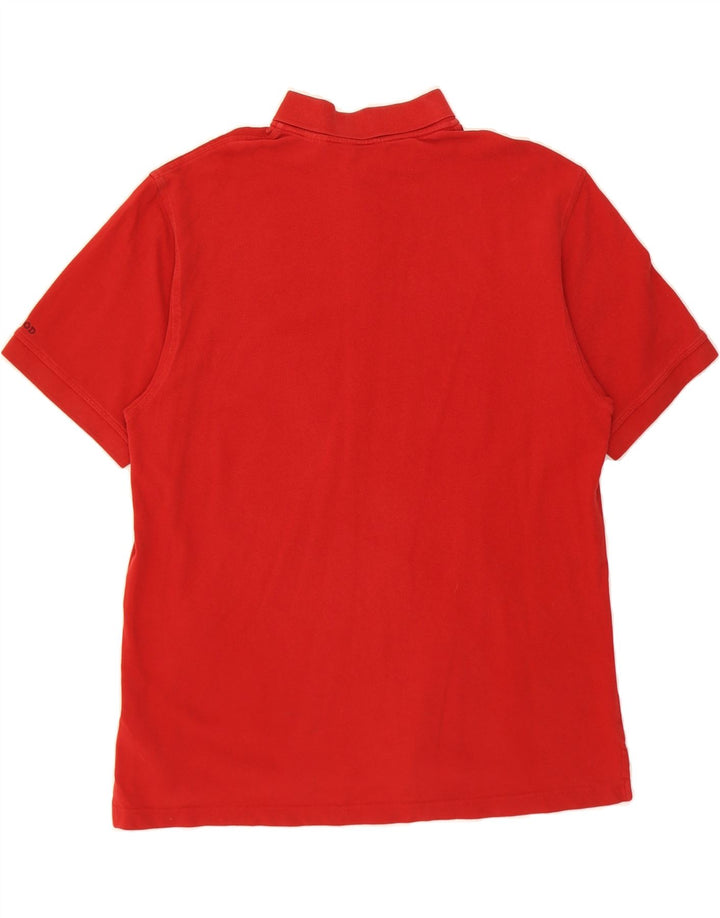 IZOD Mens Polo Shirt XL Red Cotton Vintage Izod and Second-Hand Izod from Messina Hembry 