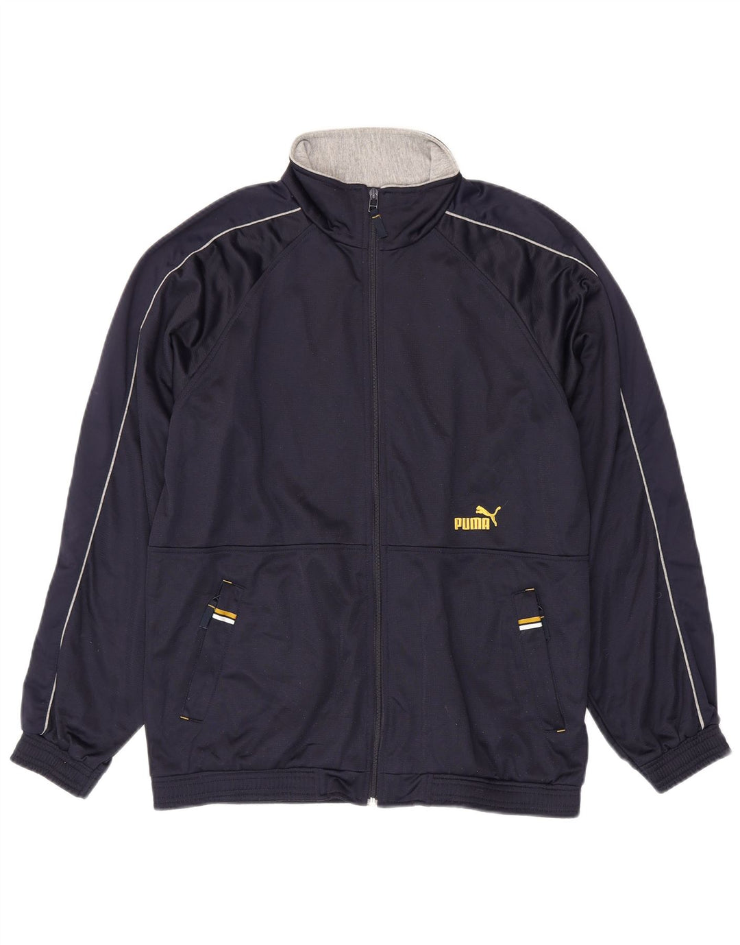 Puma Mens Tracksuit Top Jacket Pequeno Poliéster Azul Marinho