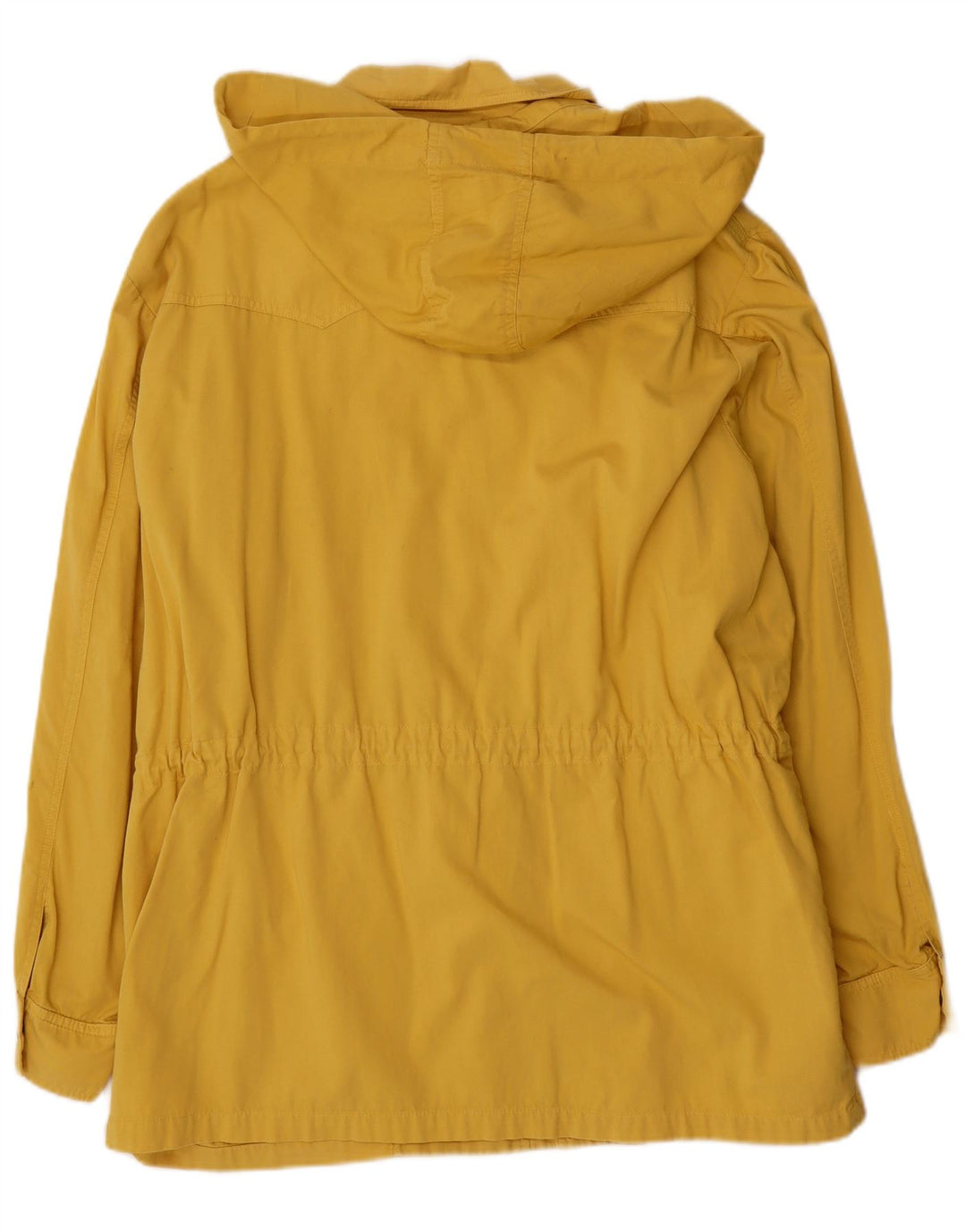Jaqueta utilitária masculina com capuz Colombus UK 38 algodão amarelo médio