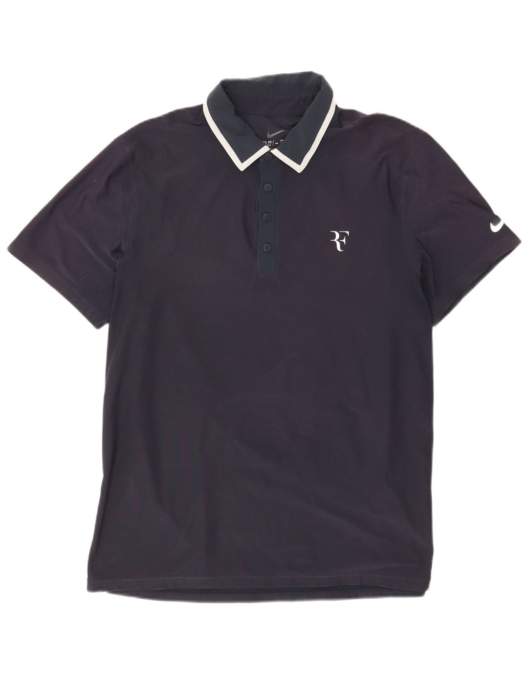 Camisa polo masculina Nike Dri Fit grande poliéster azul marinho