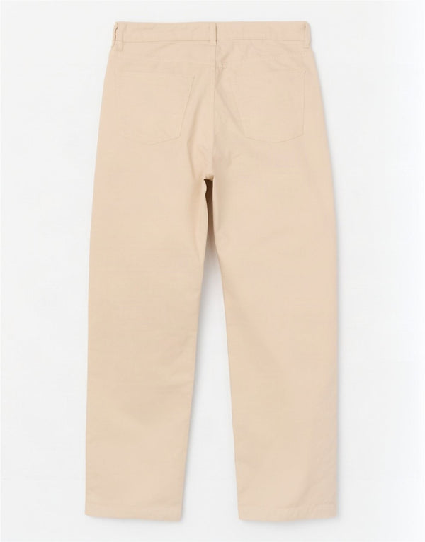 Calça casual reta masculina Cerruti 1881 W32 L28 linho branco
