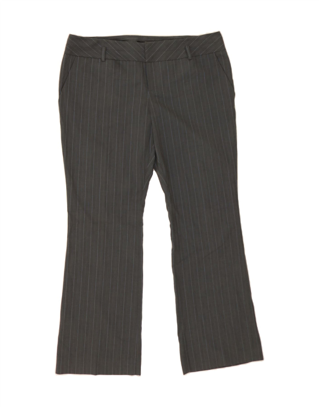 MOSSIMO Womens Stretch Casual Trousers US 16 2XL W40 L31 Grey Pinstripe Vintage Mossimo and Second-Hand Mossimo from Messina Hembry 