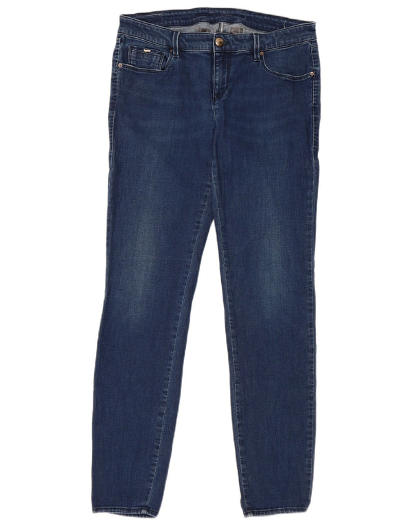 Gas Womens Skinny Jeans W30 L30 Azul Algodão