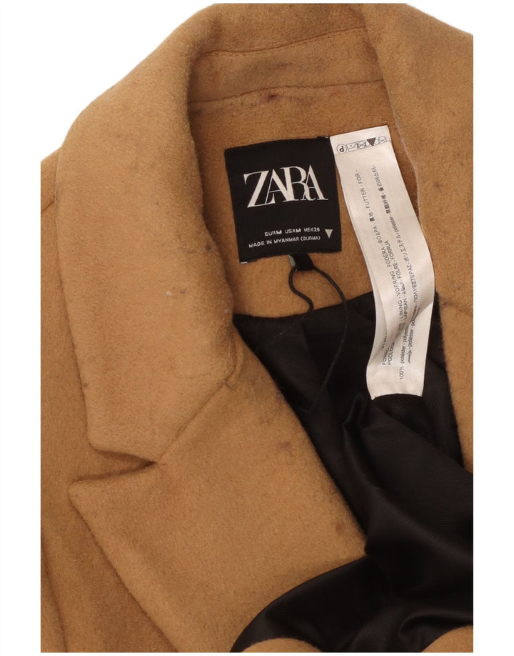 Sobretudo feminino Zara UK 14 médio bege