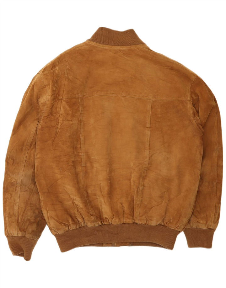 Jaqueta bomber masculina de camurça IT 52 XL