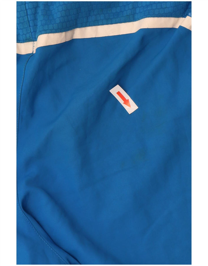 Shorts esportivos masculinos Lacoste tamanho 4 poliéster azul médio